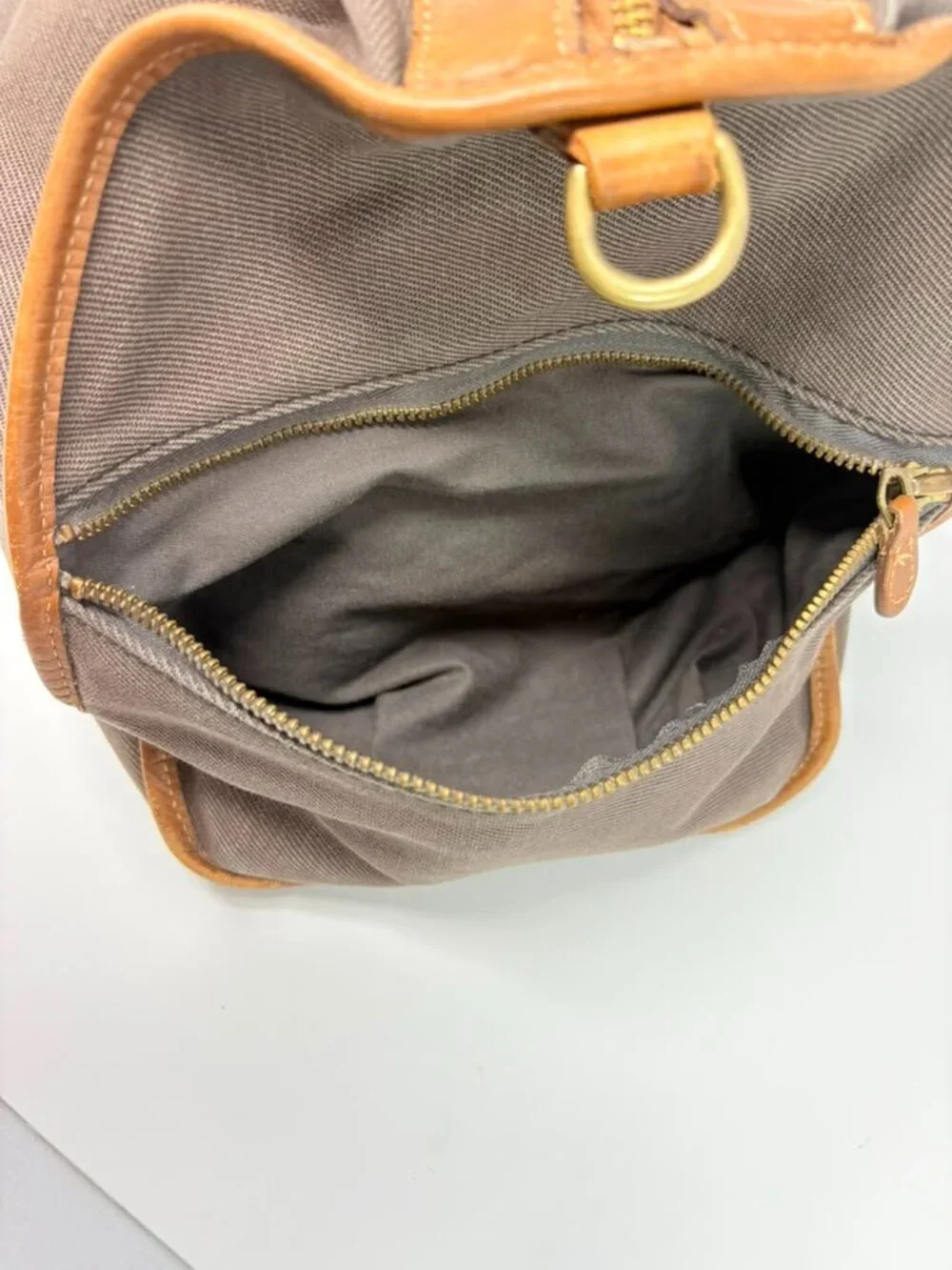 Vintage Ghurka No. 47 Cargo II Duffel Bag Canvas Leather Marley Hodgson USA